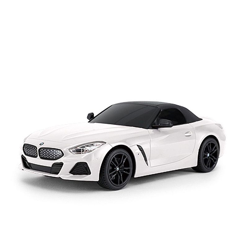 Mașină cu telecomandă BMW Z4 Roadster albă, scara 1:18, Rastar