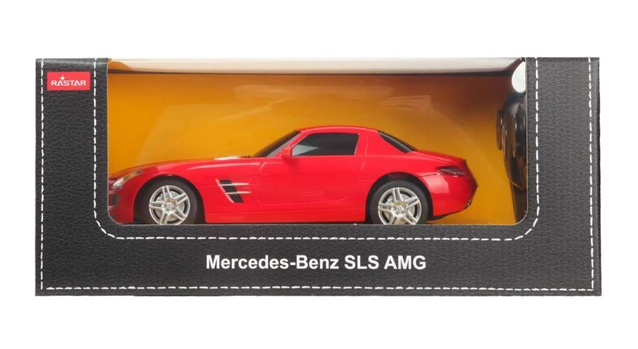 Masina cu telecomanda Mercedes-Benz SLS AMG rosie, scara 1:24