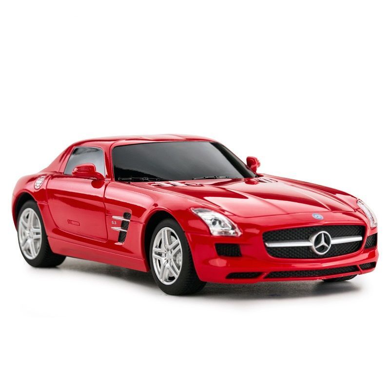 Masina cu telecomanda Mercedes-Benz SLS AMG rosie, scara 1:24