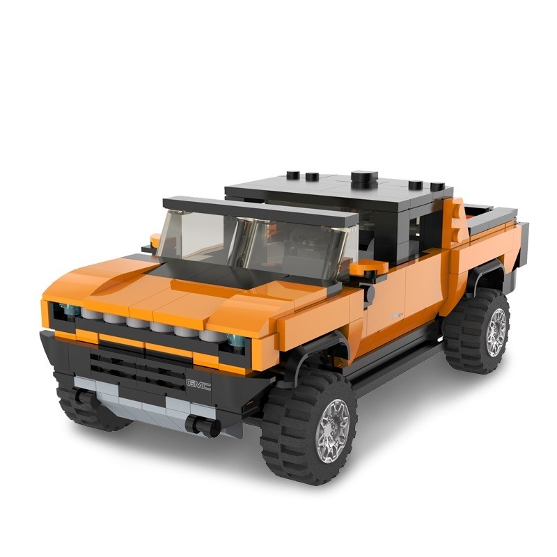 Masinuta construibila Hummer EV scara 1:30, 431 piese, Rastar