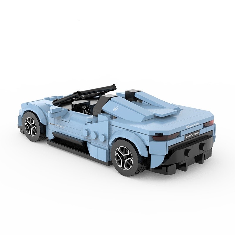 Mașinuță construibilă Rastar Maserati MC20 Cielo, scară 1:30, 370 piese