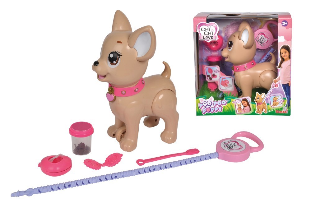 Cățelușul Poo Poo Simba, cățel interactiv cu plastilină și lesă, 3+