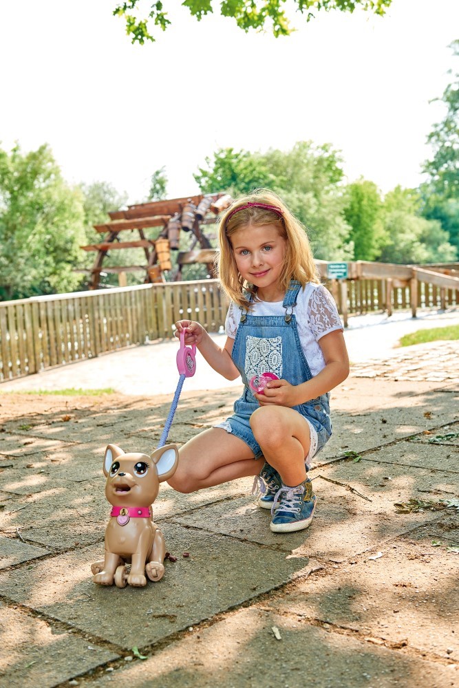 Cățelușul Poo Poo Simba, cățel interactiv cu plastilină și lesă, 3+