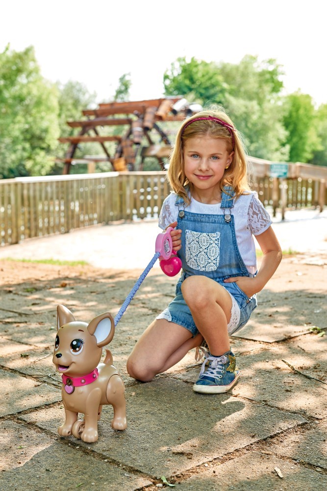 Cățelușul Poo Poo Simba, cățel interactiv cu plastilină și lesă, 3+