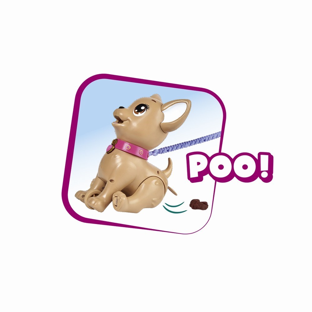 Cățelușul Poo Poo Simba, cățel interactiv cu plastilină și lesă, 3+