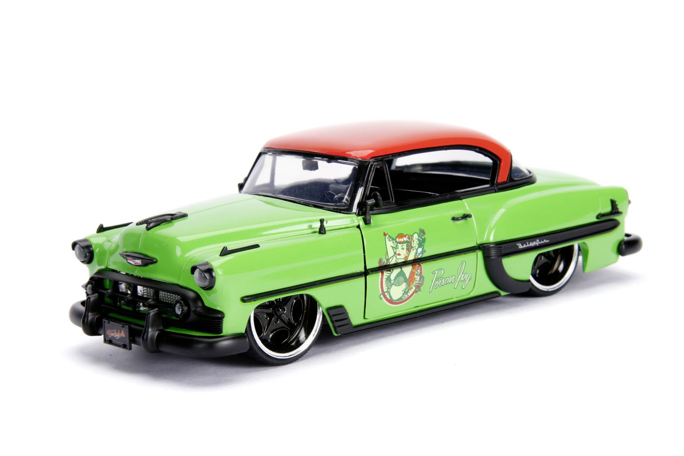 Masinuta metalica Chevy Bel Air 1953 Poison Ivy DC Bombshells 1:24