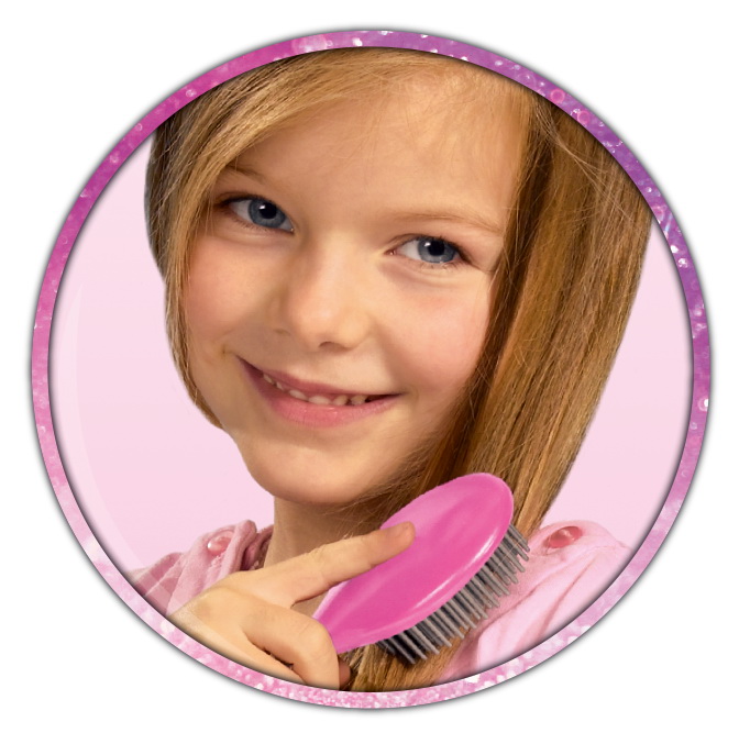 Păpușa Steffi Love Hair Stylist cu păr lung și accesorii de coafat