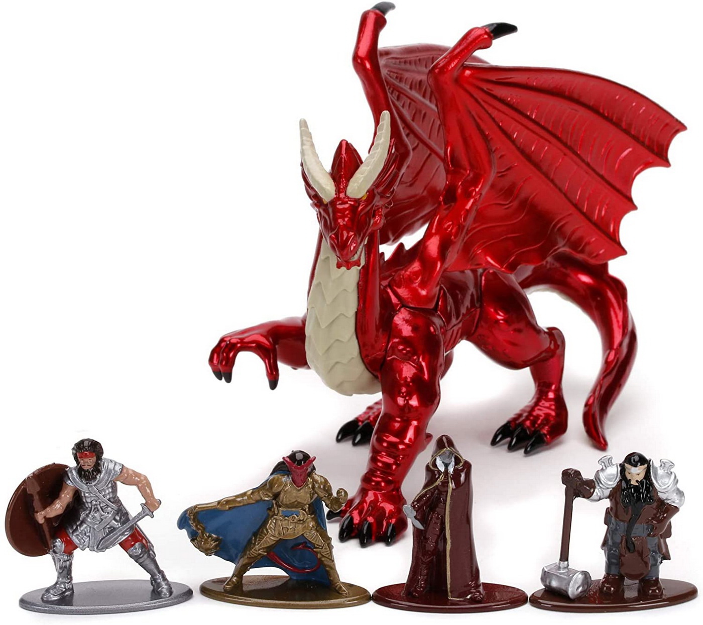 Set 5 figurine din metal Dungeons & Dragons, 4 cm, colectie fantasy