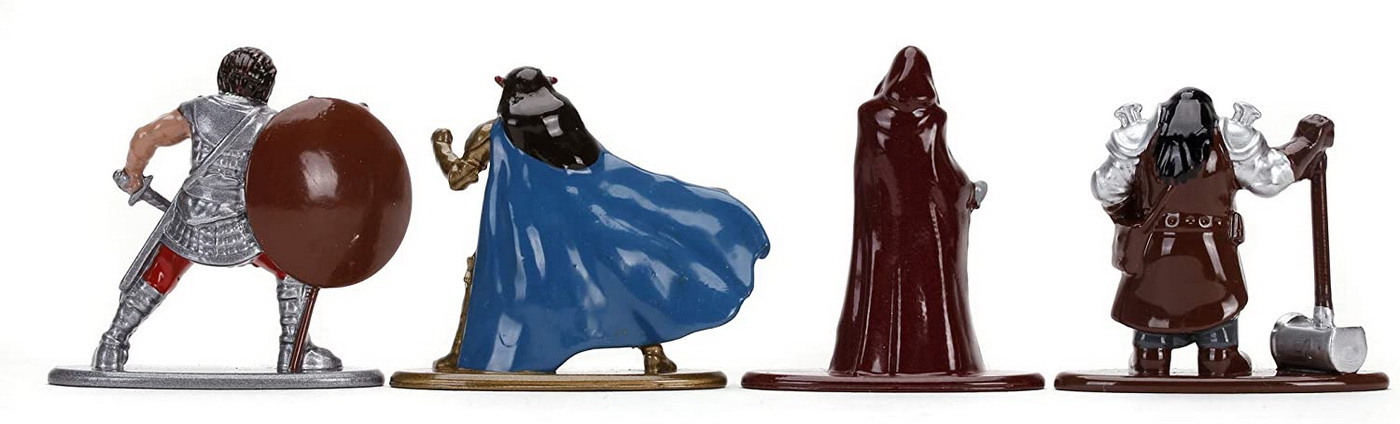 Set 5 figurine din metal Dungeons & Dragons, 4 cm, colectie fantasy