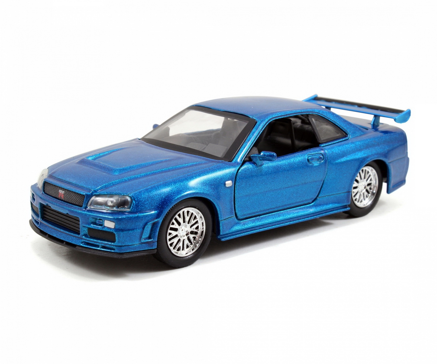 Set 2 mașinuțe metalice Fast & Furious Brian's Nissan Skyline GT-R 1:32