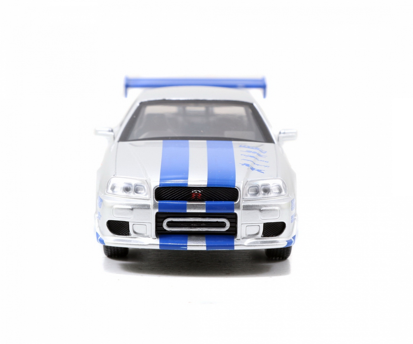 Set 2 mașinuțe metalice Fast & Furious Brian's Nissan Skyline GT-R 1:32