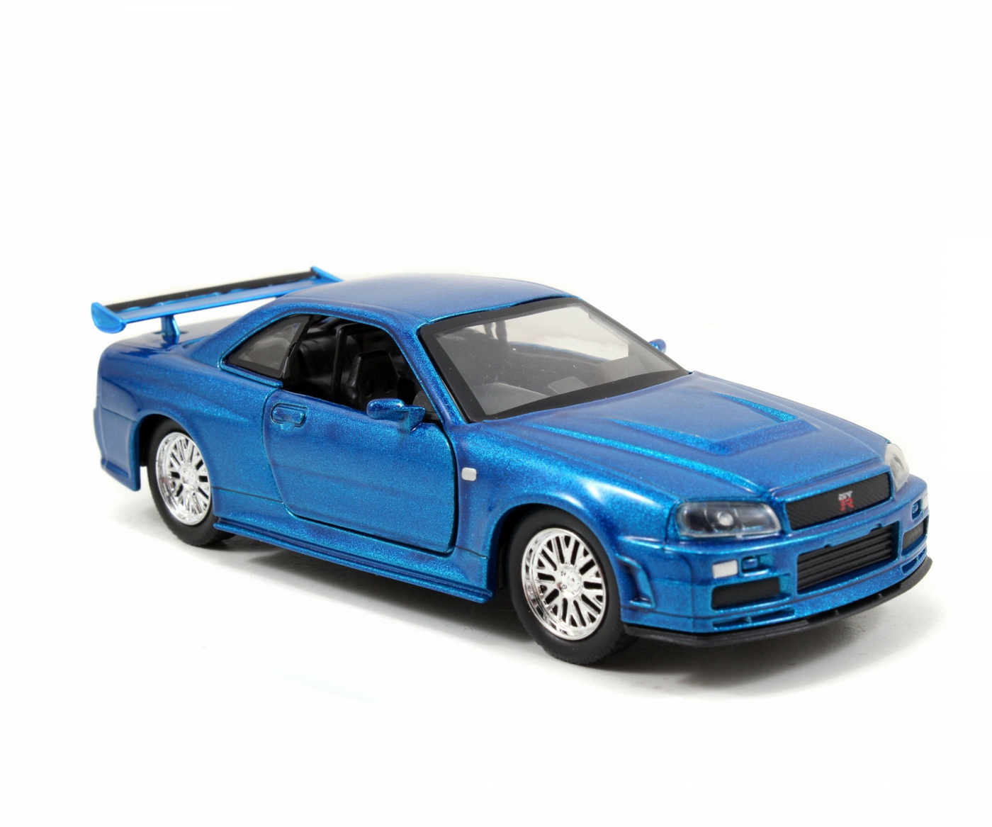 Set 2 mașinuțe metalice Fast & Furious Brian's Nissan Skyline GT-R 1:32