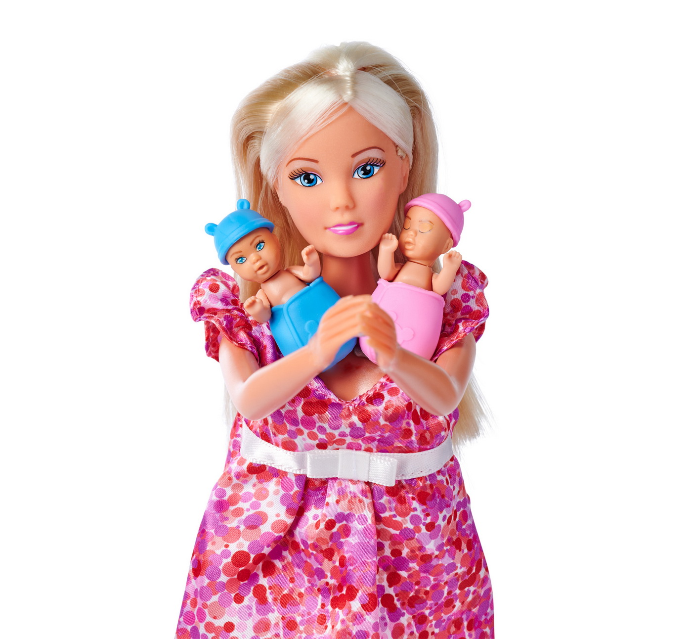 Papusa Steffi Love insarcinata cu bebelus surpriza si accesorii