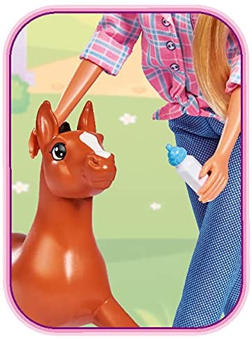 Păpușa Steffi Love cu căluț și accesorii pentru îngrijire, 29 cm