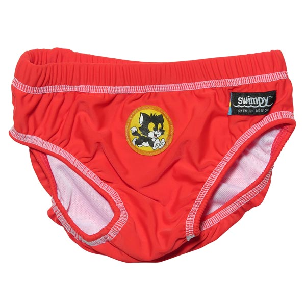 Slip de baie copii Swimpy Bamse roșu, mărimea XL, 18-24 luni
