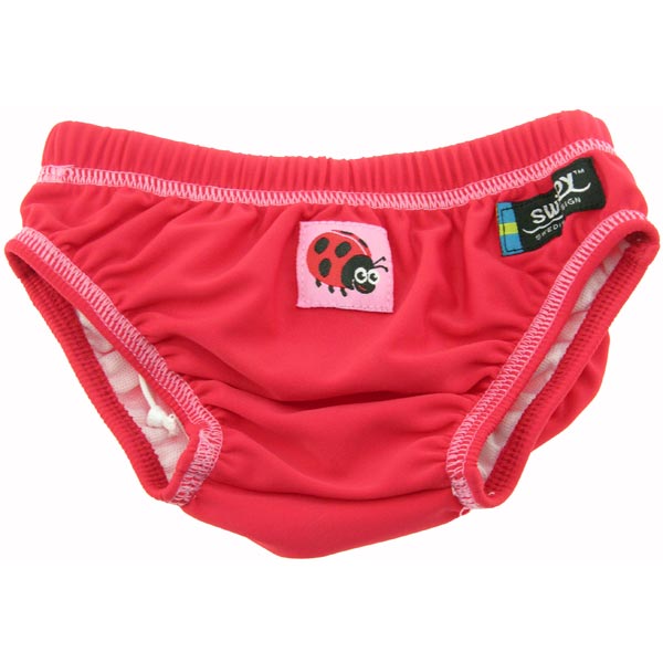Slip de baie pentru bebelusi Swimpy, model buburuza, marimea S