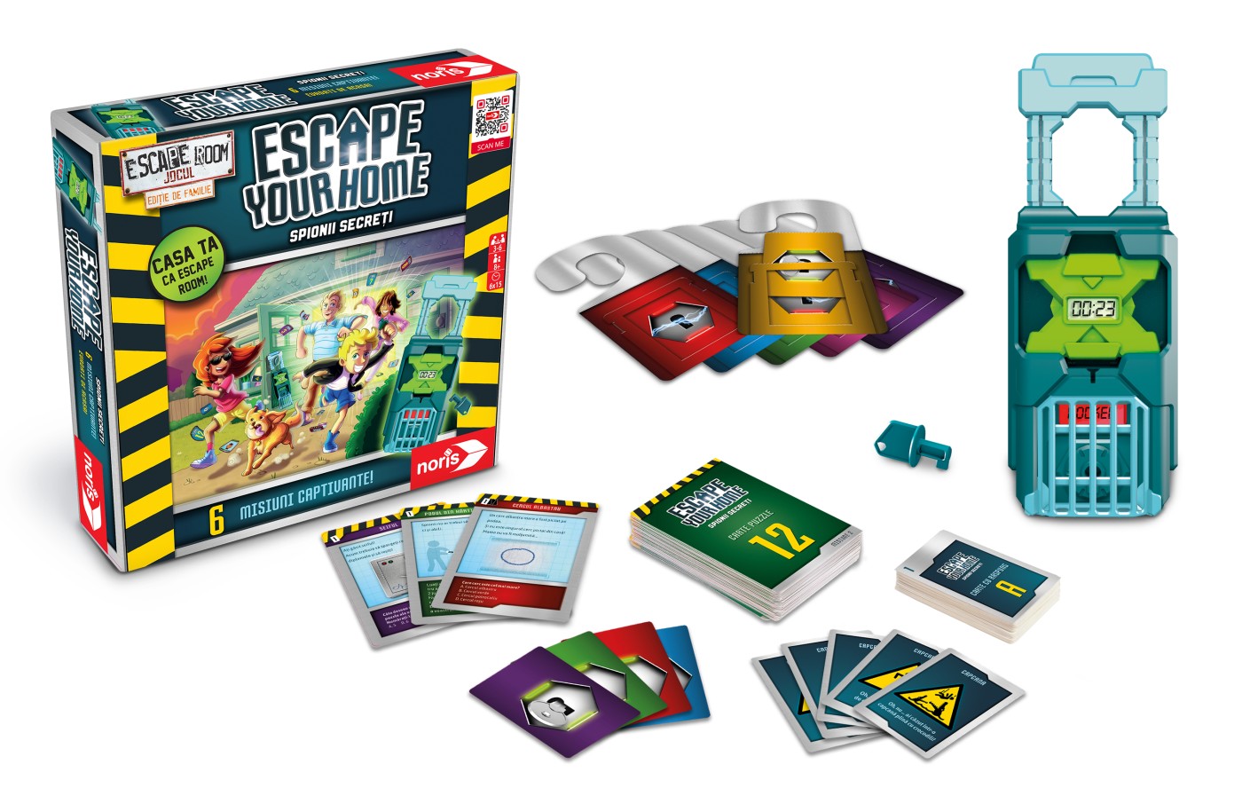 Joc Escape Your Home Spionii Secreti, 6 misiuni, 3-6 jucatori