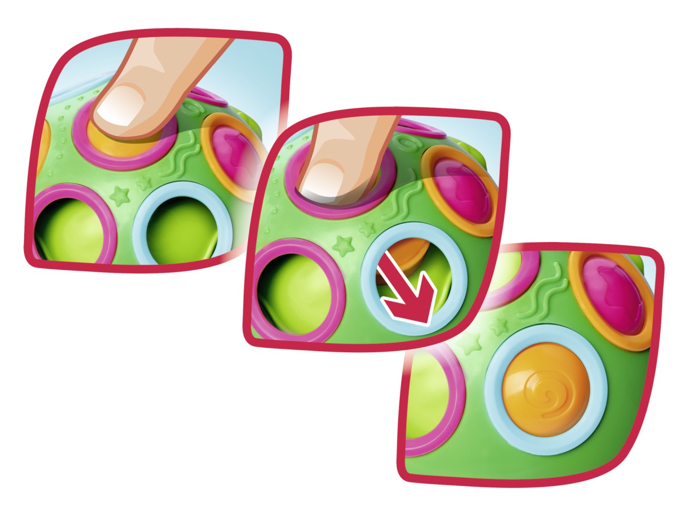 Jucarie educativa Broscuta Testoasa sortator forme si culori