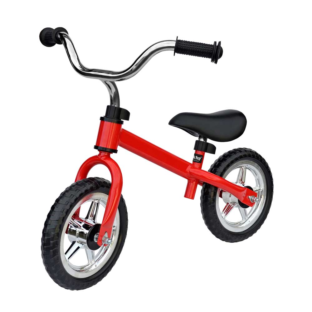 Bicicleta fara pedale pentru copii 10 inch rosie Nordic Hoj