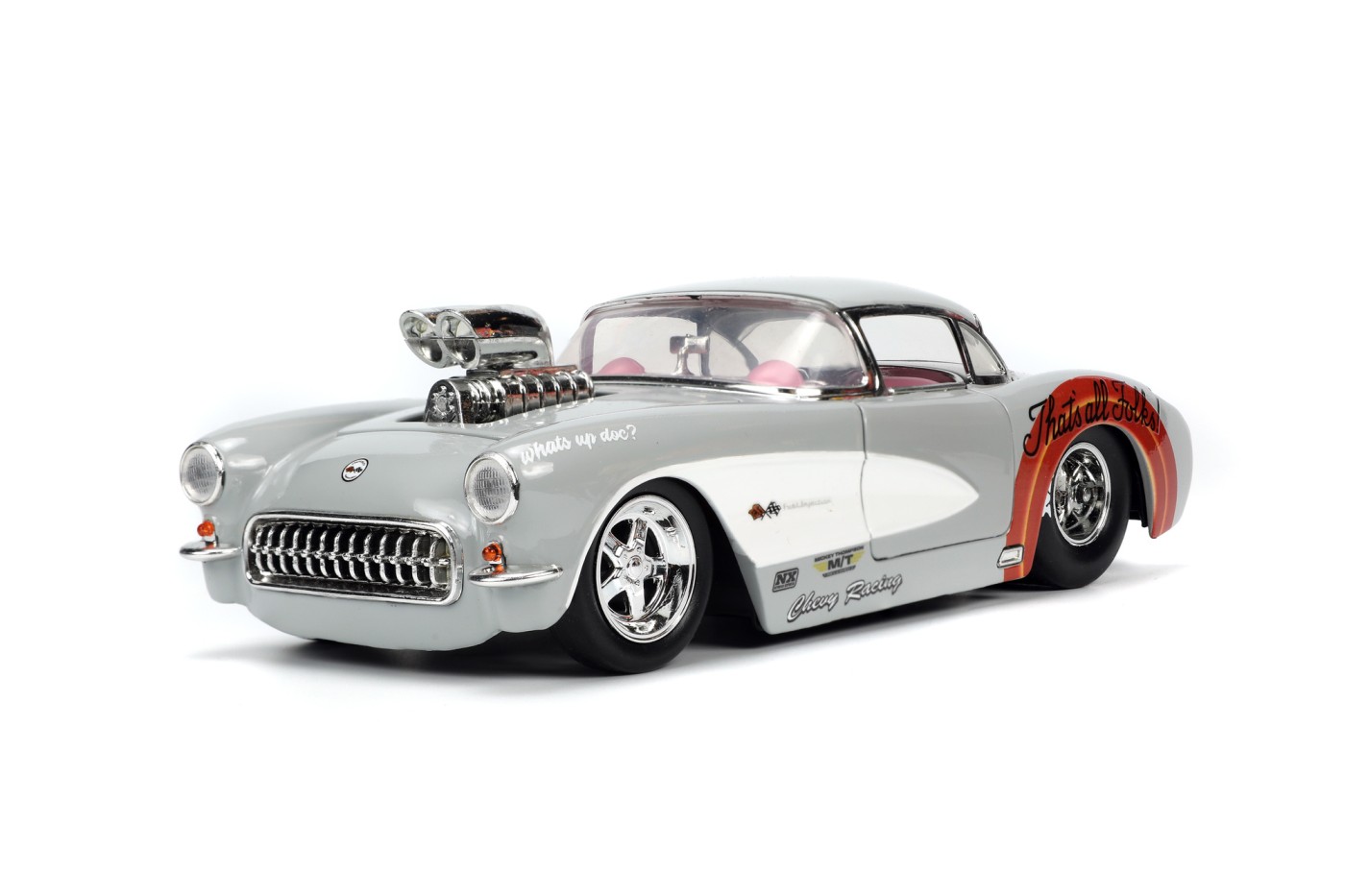 Masinuta metalica Bugs Bunny Chevrolet Corvette 1957, scara 1:24