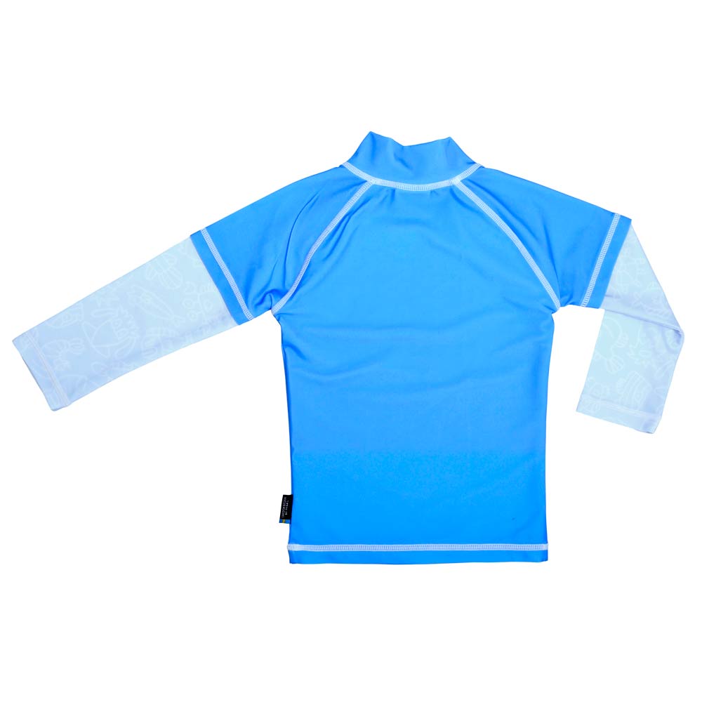 Tricou de baie pentru copii Blue Ocean 110-116, protectie UV UPF50+ Swimpy