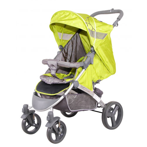 Cărucior sport Coletto Aveo Quattro verde, 0-3 ani, pliabil