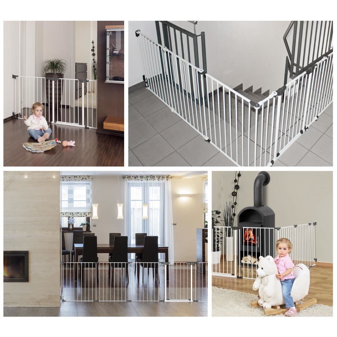 Poarta de siguranta copii REER MyGate cu usa, montaj flexibil