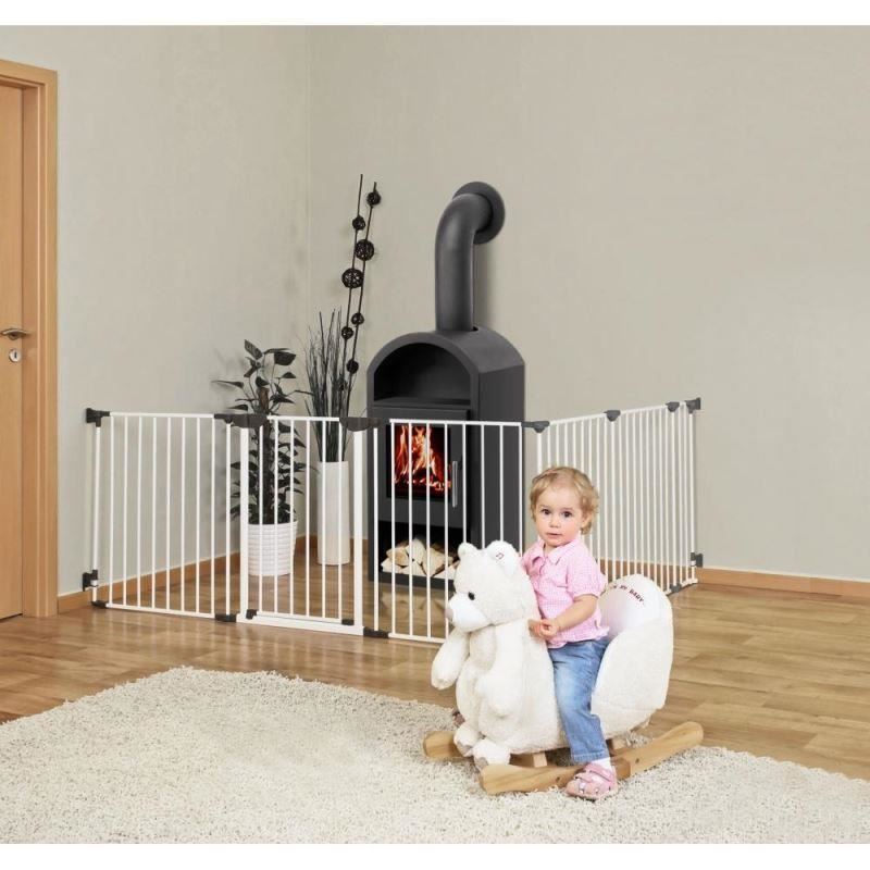 Extensie de 20 cm pentru poarta de siguranta Reer MyGate, alba