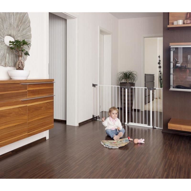 Extensie de 20 cm pentru poarta de siguranta Reer MyGate, alba