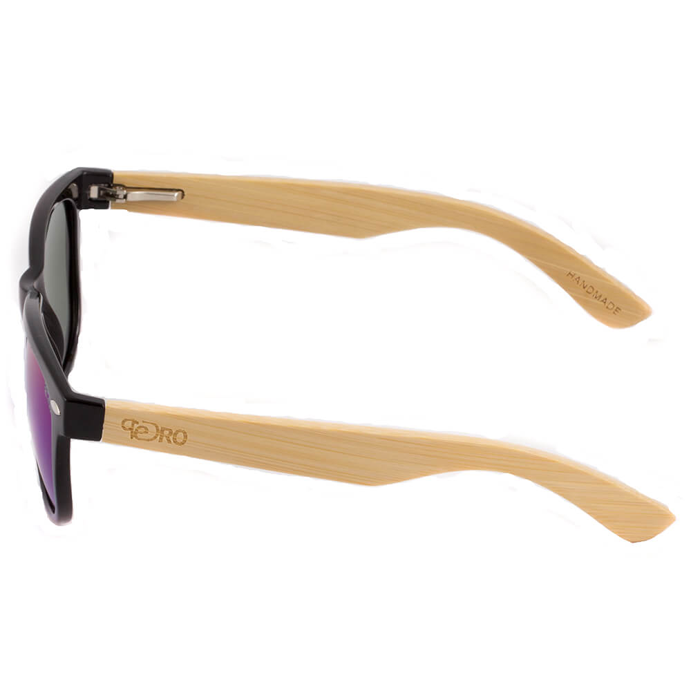 Ochelari de soare polarizați cu brațe din bambus Pedro 1203M-1