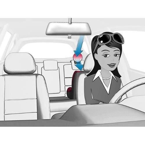 Oglinda auto pentru supravegherea bebelusului REER 8601, convexa