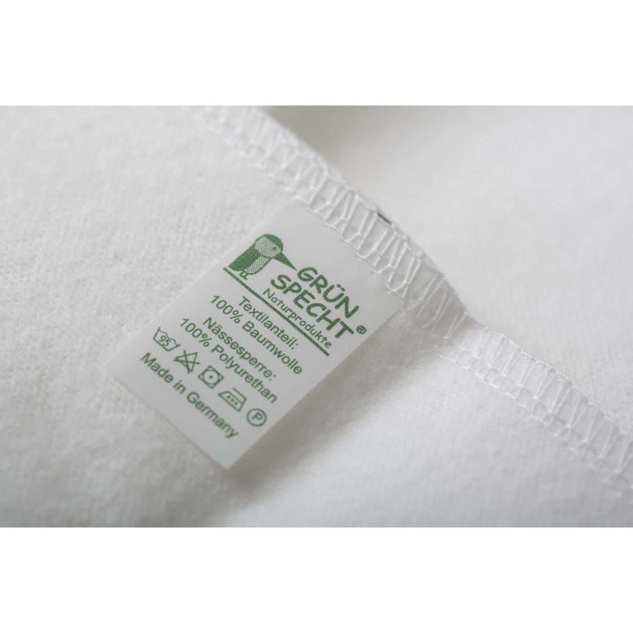 Protectie impermeabila saltea copii 70x100 cm din bumbac, Gruenspecht