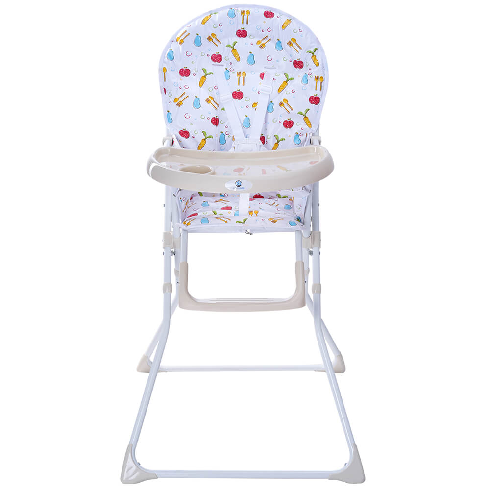 Scaun de masa pliabil pentru bebe Bimba Kidscare, bej, 6 luni–3 ani