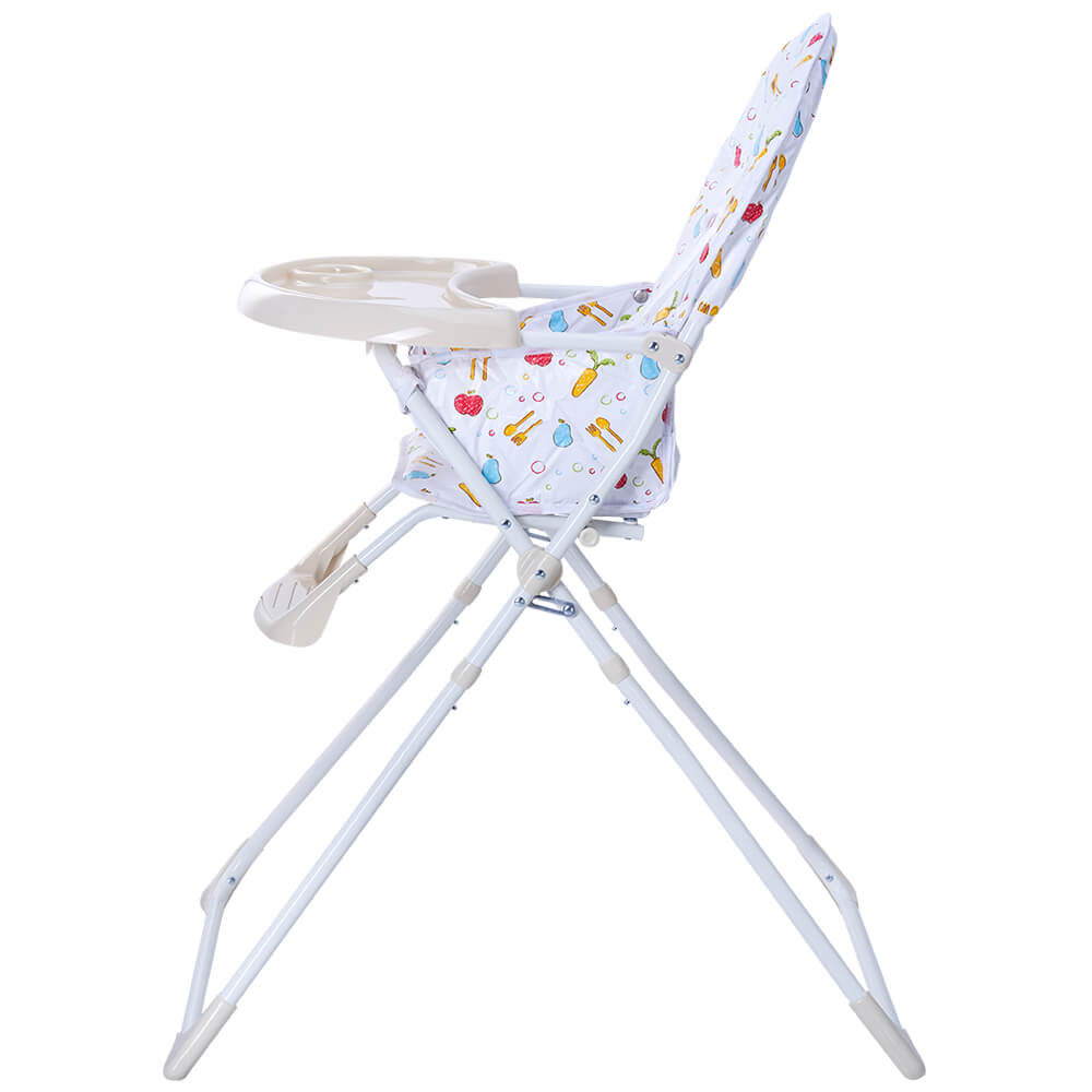 Scaun de masa pliabil pentru bebe Bimba Kidscare, bej, 6 luni–3 ani