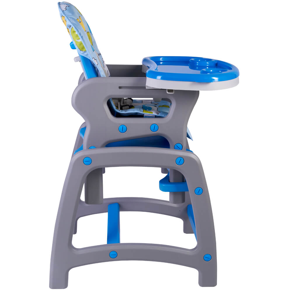 Scaun de masa multifunctional albastru pentru bebelusi KidsCare