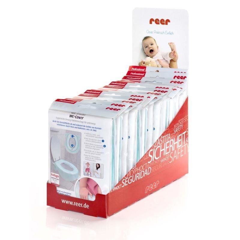 Set 3 protectii igienice pentru toaleta, copii si adulti, Reer