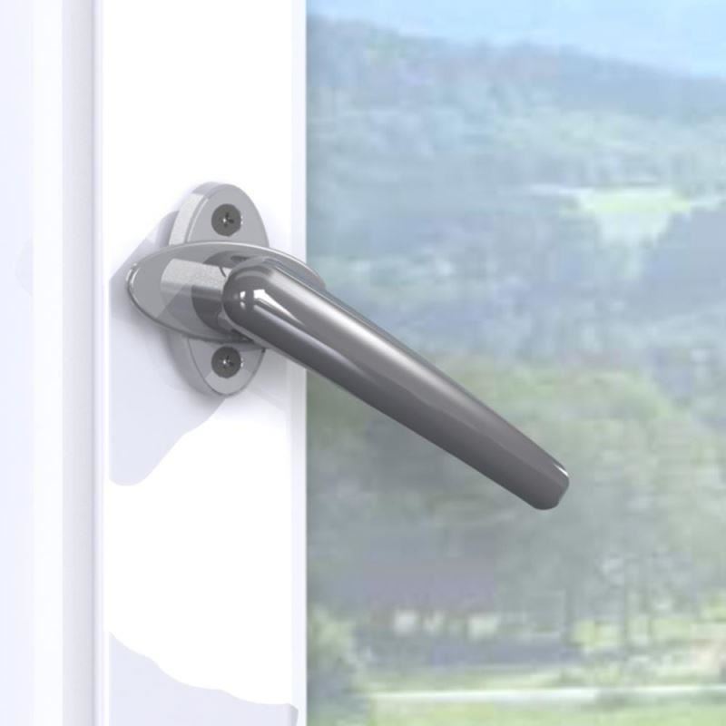 Siguranta pentru ferestre si usi de balcon copii Reer WinLock alba