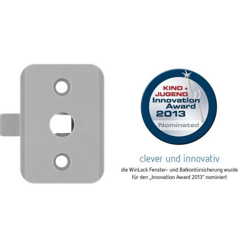 Siguranta pentru ferestre si usi de balcon copii Reer WinLock alba