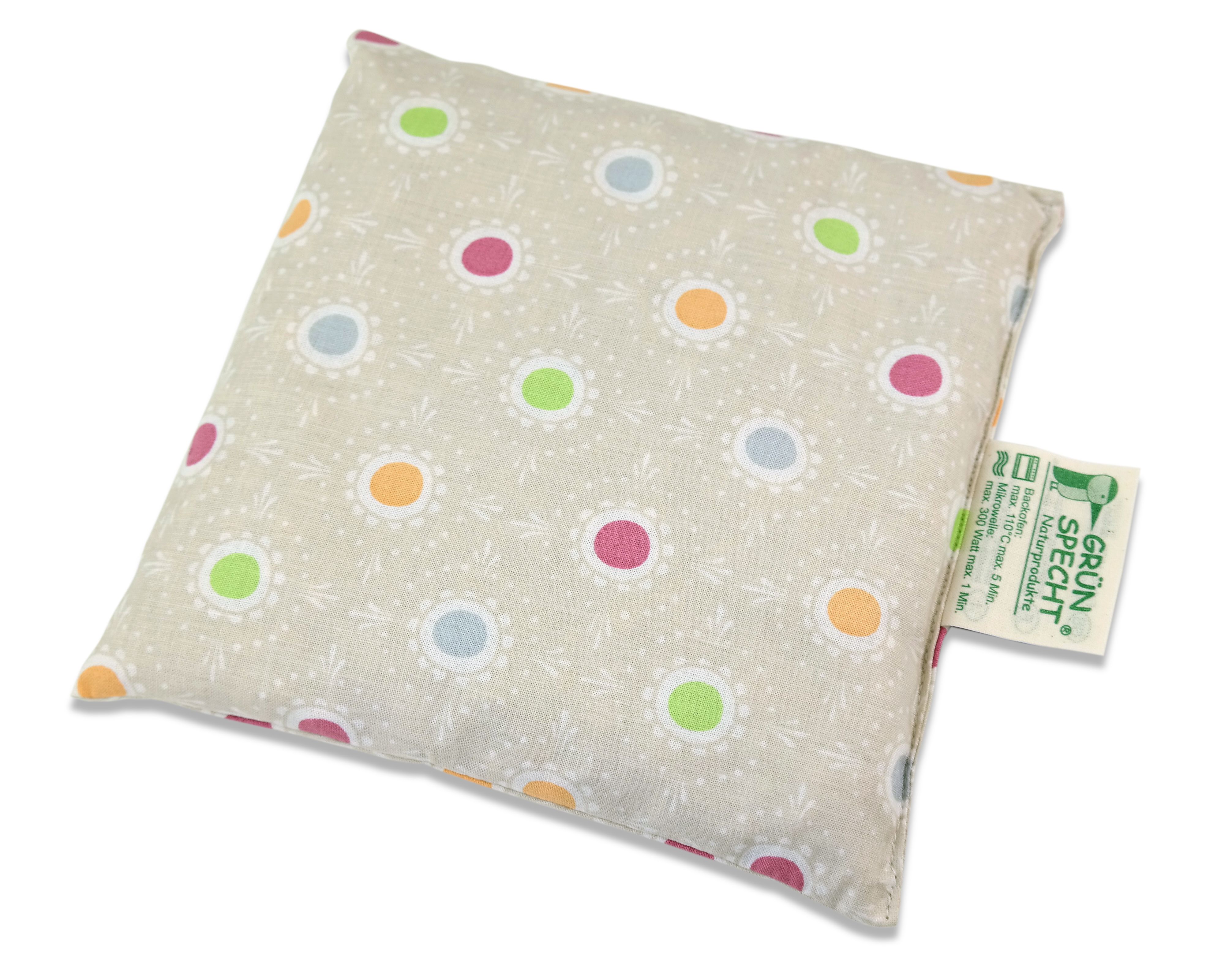 Pernuta termica anticolici pentru bebelusi cu samburi de cirese, 16 x 16 cm, Gruenspecht