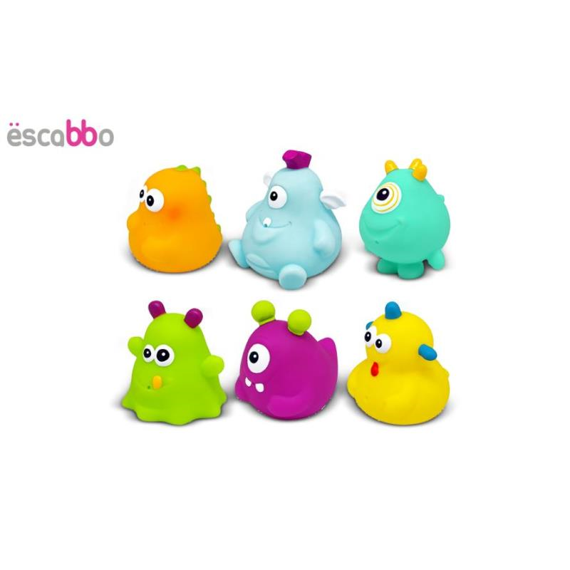 Set 6 jucarii de baie Monstruleti ESCABBO 37028