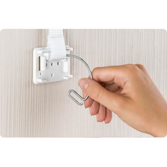 Set fixare anti-inclinare mobilier REER, 2 benzi siguranta copii