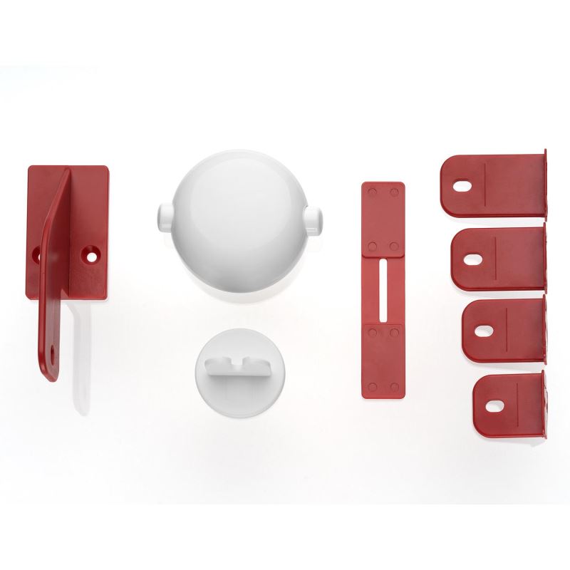 Siguranta pentru usi duble de dulap Reer 71020, montaj interior