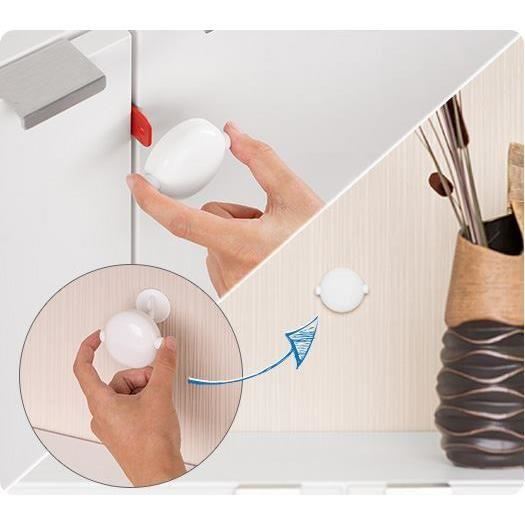 Siguranta pentru usi duble de dulap Reer 71020, montaj interior