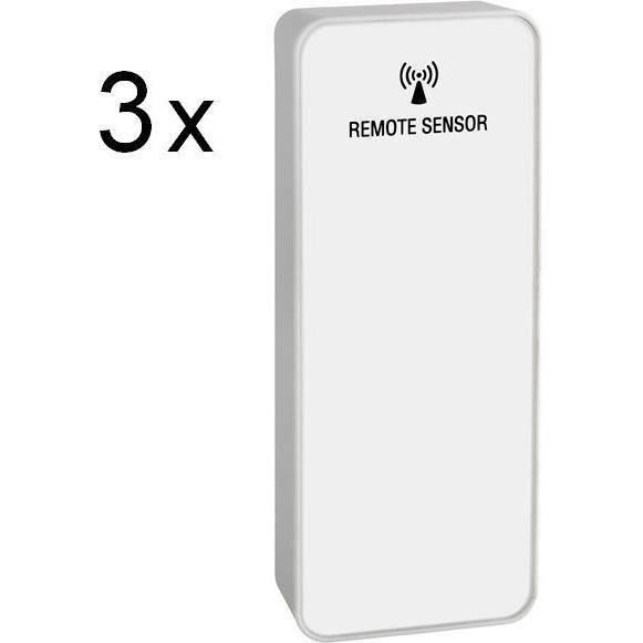 Stație meteo wireless TFA cu 3 senzori externi și ecran mare LCD