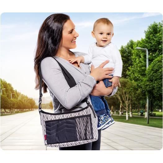 Geantă organizator pentru cărucior cu aleză de schimb Reer Clip&Go Vario