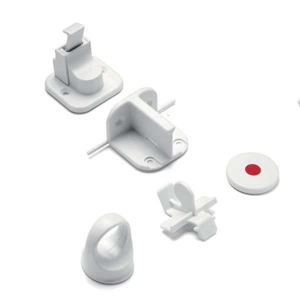 Incuietoare magnetica Reer pentru sertare si usi de dulap, alba