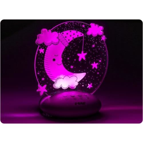 Lampa de veghe pentru copii Reer ColorLumy Moon cu LED si 7 culori