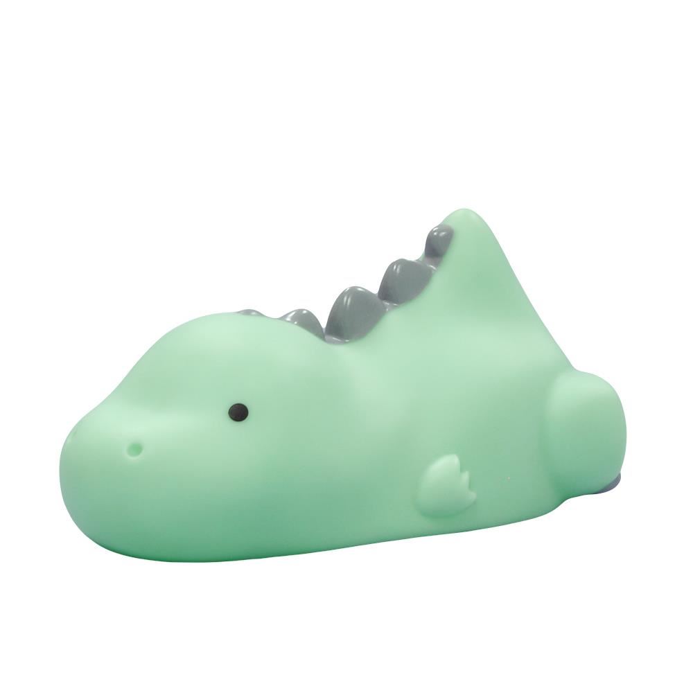 Lampa de veghe LED copii Dino, lumina reglabila, timer 15 min, turcoaz, Reer