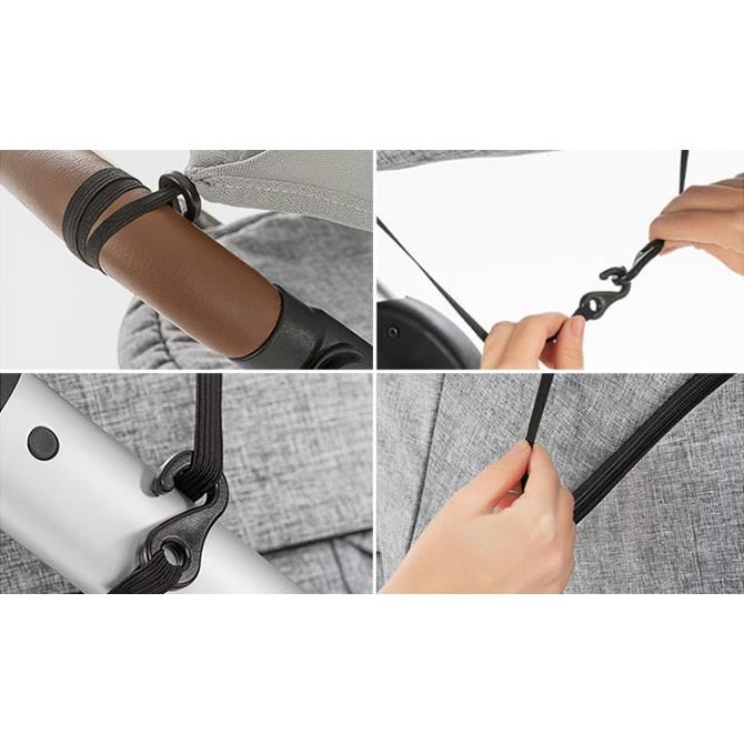 Parasolar pentru carucior bebelusi UPF 50+ gri Reer ShineSafe Premium