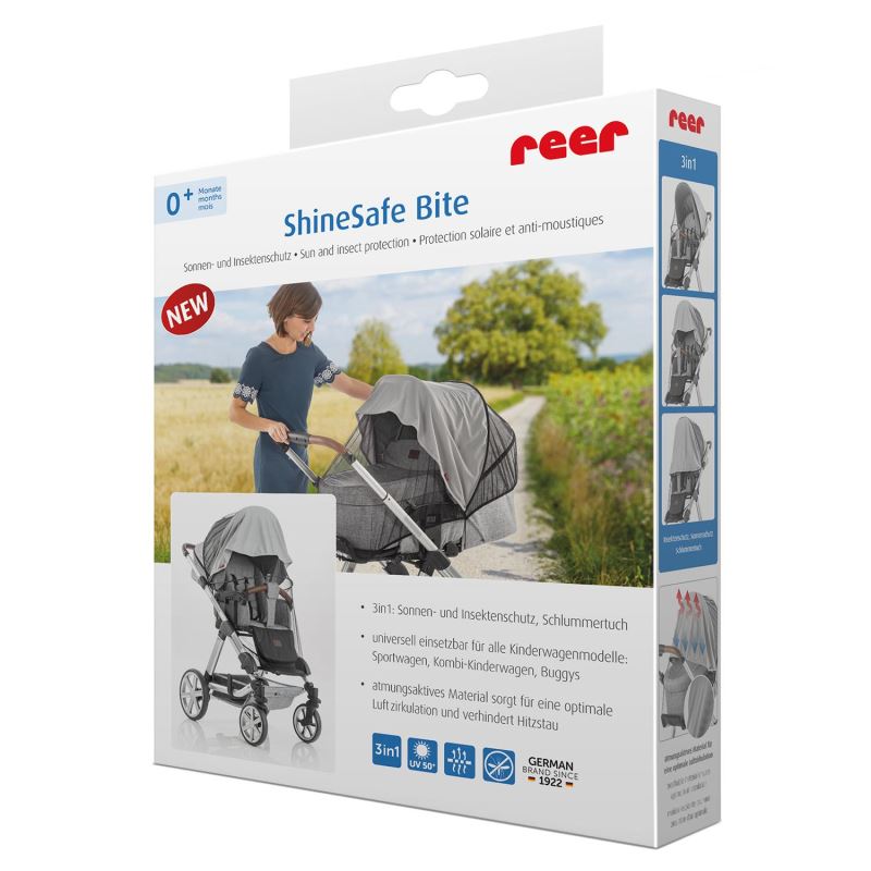 Plasa protectie carucior bebe antiinsecte si soare UV 50+ REER